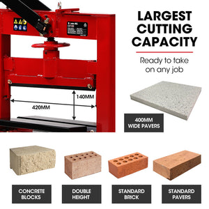 Baumr-AG | Manual Block Splitter | 420mm Cutting Length | Paver, Brick, Stone Cutter