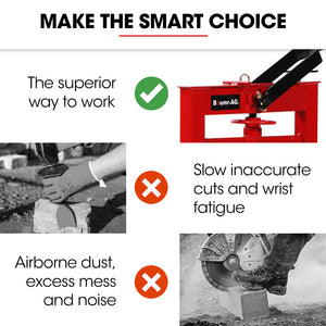 Baumr-AG | Manual Block Splitter | 420mm Cutting Length | Paver, Brick, Stone Cutter