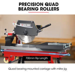 Baumr-AG 2000W 14" Brick & Masonry Table Saw | Electric Tile & Concrete Cutting | With Stand