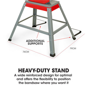 Baumr-AG 500W 115mm Wood Bandsaw | Portable Benchtop Band Saw Cutting Machine with Stand