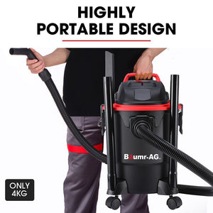 Wet and Dry Vacuum Cleaner 20L 1200W with Blower | Car Workshop Carpet