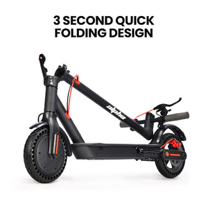 ALPHA Urban 8 Electric Scooter | 25km Range, 8.5-Inch Wheels, Brushless Motor, Motorised Commuter eScooter for Adults, Black