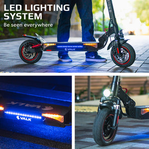 VALK Fusion 5 | Electric Scooter | 500W | 48V 13Ah Lithium | 50km Range | 40km/h | Quad Shocks | 10 Inch Tyres