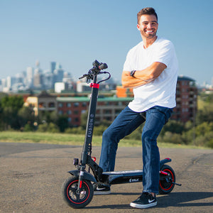VALK Fusion 7 | Electric Scooter with Seat Option | 800W | 48V 13Ah Lithium | 50km Range | Quad Shocks | 10 Inch Tyres