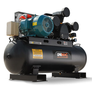 UNIMAC Industrial Electric Air Compressor | 115PSI | 150L | 7.5kW | 15A Plug