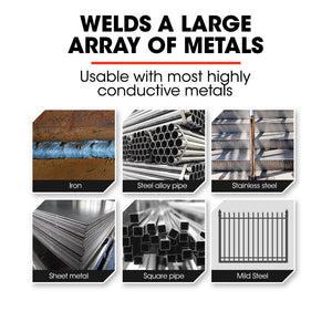 Rossi 140A Multi-Purpose Welder | MIG/MAG/MMA/ARC/TIG | Flux/Solid Wire | CO2 or Argon Gas Compatible