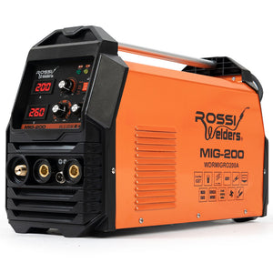 Rossi 200A Multi-Purpose Welder | MIG/MAG/MMA/ARC/TIG | Flux/Solid Wire | CO2 or Argon Gas Compatible