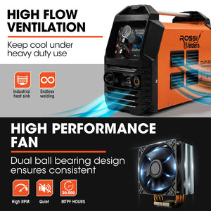 Rossi 60A Plasma Cutter | Non-Touch Pilot ARC | Cuts Painted & Rusty Metals | DC Inverter Cutting Machine