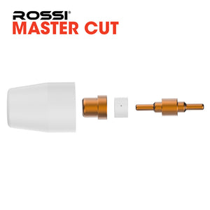 Rossi 40pc Plasma Cutter Consumables Kit | Fits PT-31 Torch | Includes Tips, Nozzles & Gas Rings