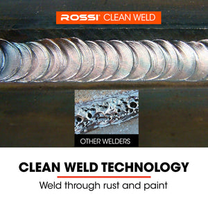 Rossi NextGen TIG/MMA 200A Welder | TIG-200 | Argon Gas | HF Start | Regulator Included