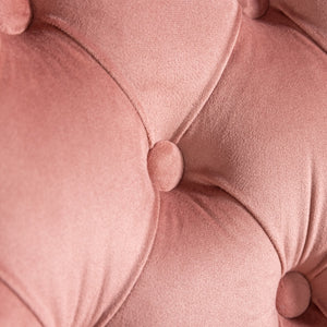 Velvet Home Office Chair | Pink