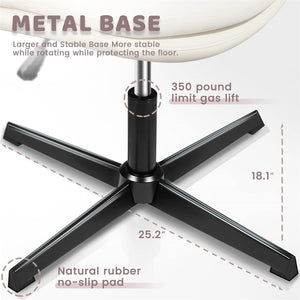 Faux Leather Home Office Chair | Beige