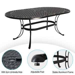 Fiji Oval Dining Table | Modern Design