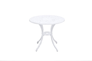 Remy Aluminium Table | White Finish | Stylish Outdoor Dining Table | Weather-Resistant