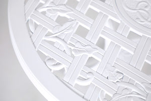 Remy Aluminium Table | White Finish | Stylish Outdoor Dining Table | Weather-Resistant