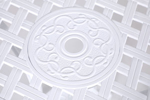 Remy Aluminium Table | White Finish | Stylish Outdoor Dining Table | Weather-Resistant