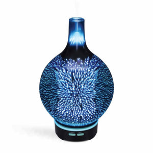 Essential Oil Aroma Diffuser | Mirror | 3D Fireworks | Aromatherapy Mist Humidifier