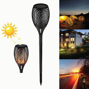 51-LED Solar Torch Garden Light | Outdoor Flame Dancing Flickering Auto Lamp