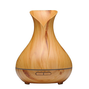 Essential Oil Aroma Diffuser | Tulip | Light Wood Colour | Ultrasonic Mist Humidifier