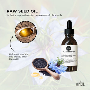 25ml Pure Black Seed Oil | 100% Ethiopian Nigella Sativa Cumin - Cold Pressed