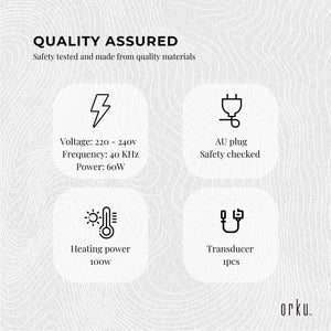2L Digital Ultrasonic Cleaner | Jewelry & Parts Cleaning | Ultra Sonic Bath with Degas Function