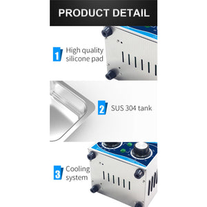 10L Digital Ultrasonic Cleaner | Jewelry & Parts Cleaning | Ultra Sonic Bath with Degas Function