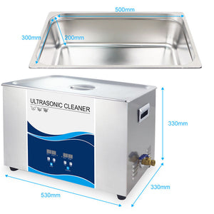 30L Digital Ultrasonic Cleaner | Jewelry & Parts Cleaning | Ultra Sonic Bath with Degas Function