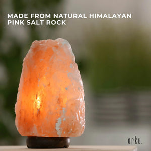 12V 12W 2-3 kg Himalayan Pink Salt Lamp | Natural Rock Crystal Light with On/Off Switch