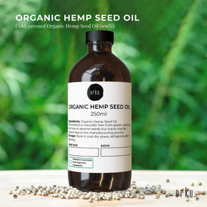Organic Hemp Seed Oil | Cold Pressed | 250ml | Food Grade