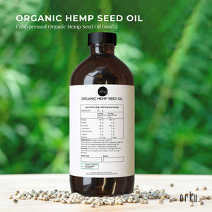 Organic Hemp Seed Oil | Cold Pressed | 1L | Food Grade