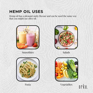 Organic Hemp Seed Oil | Cold Pressed | 5L | Food Grade