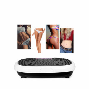 White Mini Vibration Platform | Magnet Therapy | Vibrating Machine | Exercise Plate