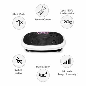 Gold Mini Vibration Platform | Magnet Therapy | Vibrating Machine | Exercise Plate