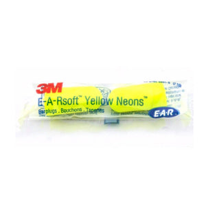 3M Foam Safety Earplugs | 200 Pairs | Neon Disposable Noise Reduction Ear Plugs
