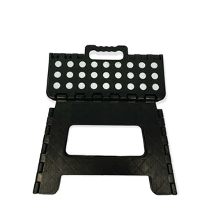 Folding Step Stool | 22cm | Portable Plastic Collapsible Fold-Up Chair | Random Colour