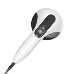 Handheld Vibration Massager Black | 4 Interchangeable Heads | Adjustable Speed