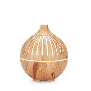 Essential Oil USB Aroma Diffuser | 180ml | LED Light | Wood Mist Humidifier