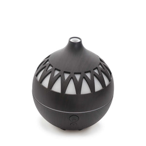 Essential Oil Aroma Diffuser | 180ml | USB LED | Dark Wood Mist Humidifier