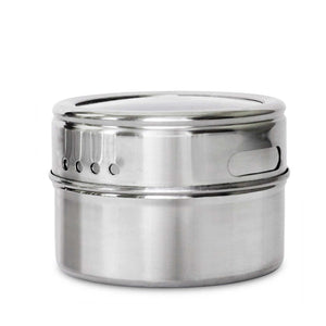 50x 150g Magnetic Spice Jar Stainless Steel Tin | Herb Seasoning Storage Container
