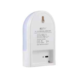 Rechargeable Motion-Activated LED Light | Round Portable Night Sensor Lamp