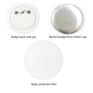 500x Button Badges 58mm | Craft DIY Hobby Accessory for Badge Making