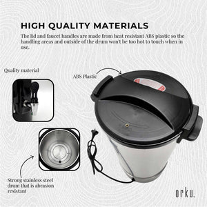 8L Candle Wax Heater with Core Heating Tap | Electric Warmer Melter Pot for Candle Making