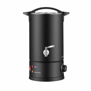 10L Candle Wax Heater Black with Tap | Soy Wax Melter Candle Making Pot