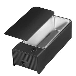 600ml Ultrasonic Jewellery Cleaner | Mini Black | Portable Personal Sonic Bath