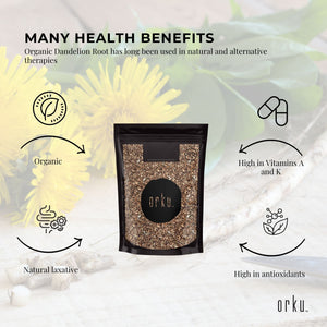 1Kg Organic Dandelion Root | Dried Raw Herbal Tea Supplement | Natural Detox Support