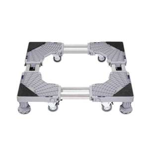 Adjustable Appliance Base Stand | Lock Wheel Trolley for Washing Machine & Fridge