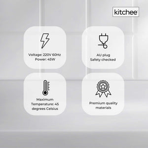 Kitchee 3-Tier Mini Chocolate Fountain | Electric Fondue Machine