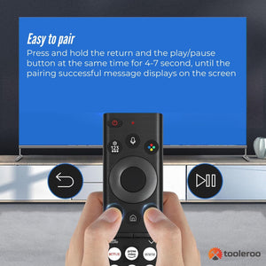 Tooleroo Smart TV Remote Control | Replacement for Samsung Voice | URC01910F Model