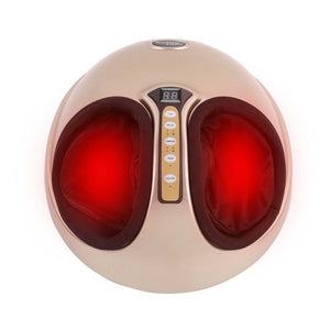 Foot Massager Machine Gold | 3D Shiatsu Heat Kneading Pressing | Relaxation Home Massage
