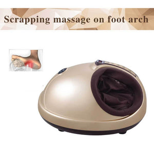Foot Massager Machine Gold | 3D Shiatsu Heat Kneading Pressing | Relaxation Home Massage